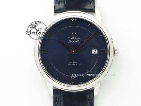 1223 Planet Ocean Master Chronometer Chrono SS OM 1:1 Best Edition Gray Dial On SS Bracelet A Reliable 8180